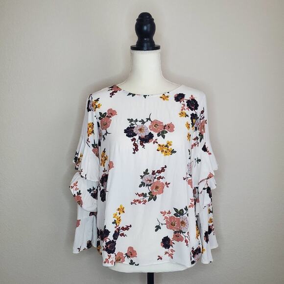 Sanctuary Bianca Floral Blouse Small - Picture 1 of 7